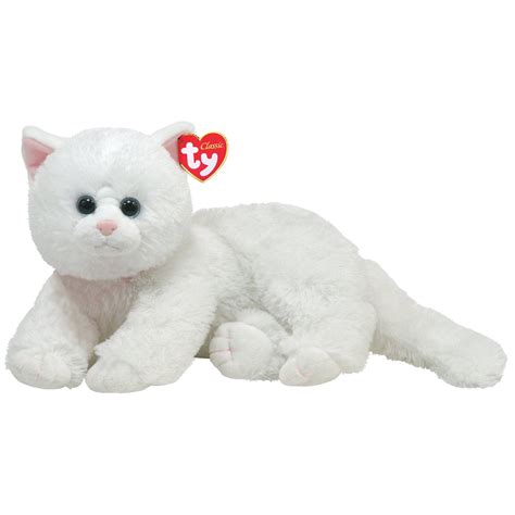 Ty Classic Plush Crystal The White Cat 2011 105 Inch Stuffed