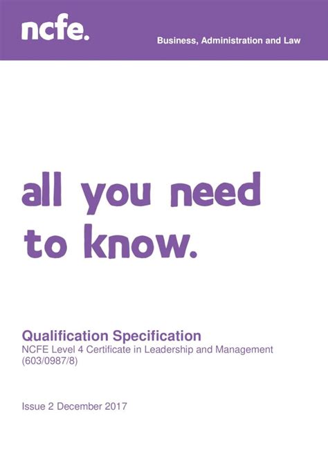 Pdf Qualification Specification Achievers Point