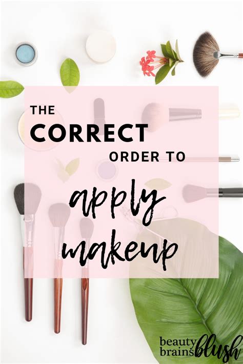 Correct Order To Apply Makeup Baxley Dandicared