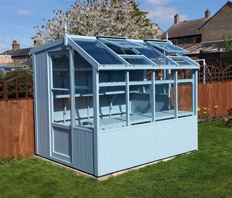 Swallow Jay 6 X 18 Ft Oiled Wooden Potting Shed Garden Vista Group