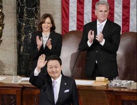 In Photos South Korean President Yoon Suk Yeol Makes State Visit To