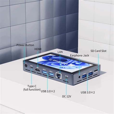 HIGOLE Gole 2 Pro Mini PC - Windows 11 Pro, Intel Celeron N5095, 16GB ...