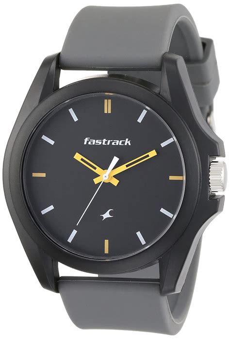 Fastrack Fastfit Quartz Analog Grey Dial Silicone Strap Unisex Watch