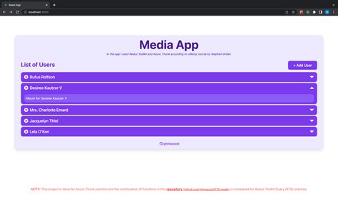 Github Ghmasood Asyncthunk Media Practice Redux Async Thunk