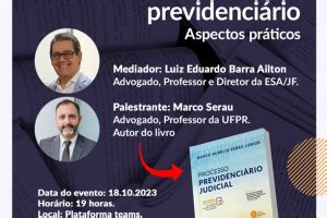 Evento Mandado De Seguran A Previdenci Rio Aspectos Pr Ticos Oab