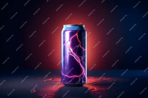 Premium Photo Soda Can Mockup Psd Energy Drink Mockup Energy Drink Energy Drink Can Can Mockup