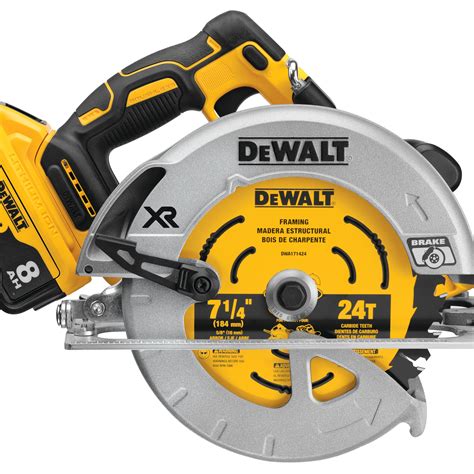 20V MAX* XR® BRUSHLESS 7-1/4 in. CIRCULAR SAW WITH POWER DETECT™ Tool ...