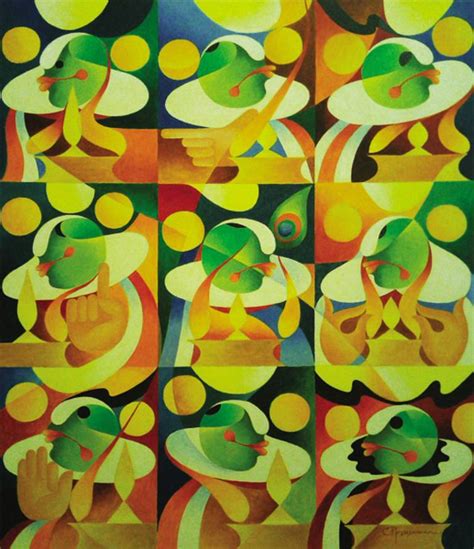Kathakali Navarasangal Painting By Asha Prasannan Saatchi Art