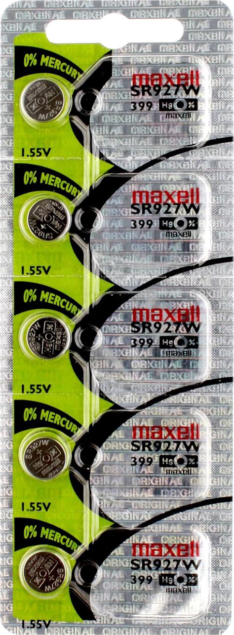 Amazon Pk Maxell Silver Oxide Sr W High Drain Watch Battery