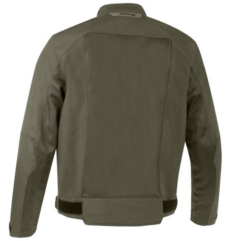 Blouson Moto BERING NELSON Kaki Tech2Roo