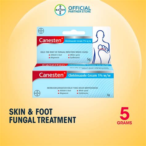 Canesten Clotrimazole 1 For Antifungal 5g Shopee Malaysia