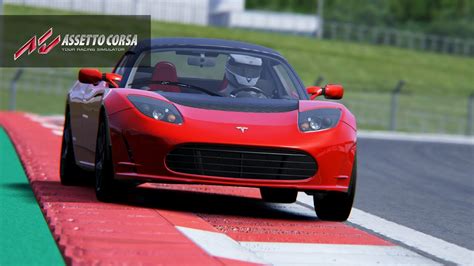 Tesla Roadster Vs Fuji Speedway Assetto Corsa Youtube