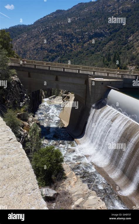 Oshaughnessy Dam And Hetch Hetchy Reservoir Yosemite National Park