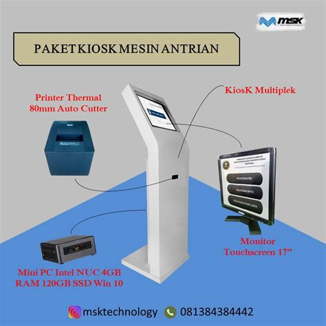 Jual Paket KiosK Untuk Mesin Antrian Shopee Indonesia