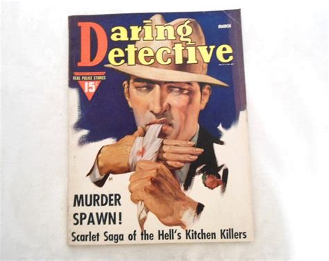 True Crime Pulp Magazine Daring Detective March 1940 Etsy