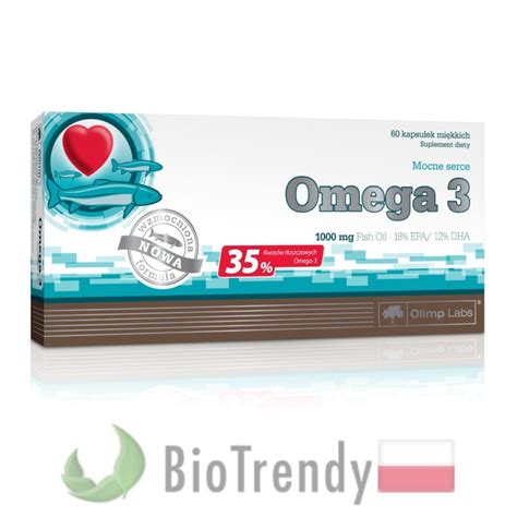 Omega 3 nienasycone kwasy tłuszczowe BioTrendy