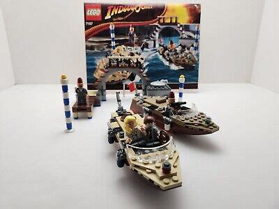 LEGO INDIANA JONES 7197 VENICE CANAL CHASE 100 MANUAL PIECES