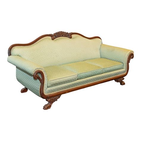 Victorian Empire Style Velvet Sofa | Grandview Mercantile