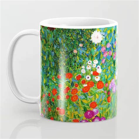 Gustav Klimt Farmer S Garden Coffee Mug By Dohshin Society6