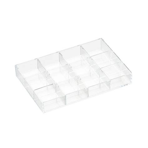 Clear Acrylic Small Stackable Trays The Container Store