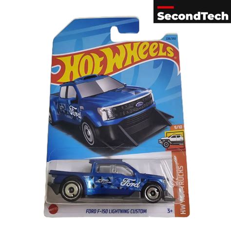 Hot Wheels Ford F 150 Lightning Custom Shopee Malaysia