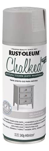 Tinta Spray Efeito Giz Chalked 340g Cinza Env Rust Oleum MercadoLivre