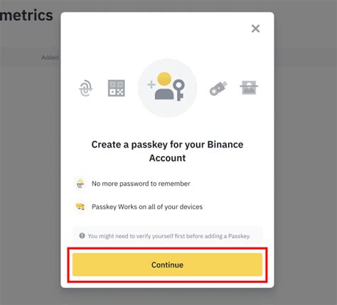 Cómo crear una clave de acceso para mi cuenta de Binance Binance Support