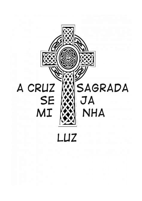 22 A Cruz Sagrada Seja Minha Luz Tatuagem Frase Ideas Fotos Tatuagem