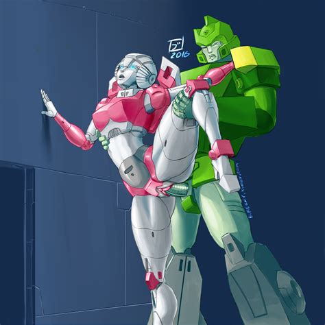 Rule 34 Arcee Autobot Blue Eyes Bumesky Cybertronian Duo Female Hi Res Humanoid Machine Male