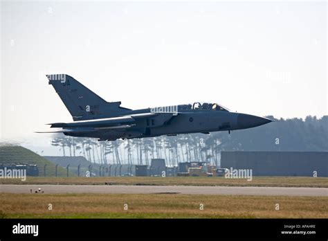 Raf Tornado F On Take Off Run Full Afterburner Stock Photo Alamy