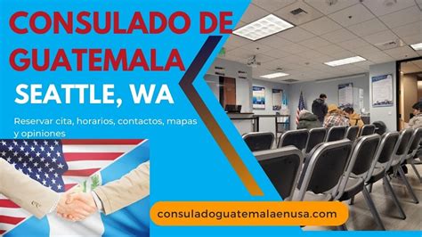 Consulado De Guatemala En Seattle Wa ️ Reservar Cita AquÍ