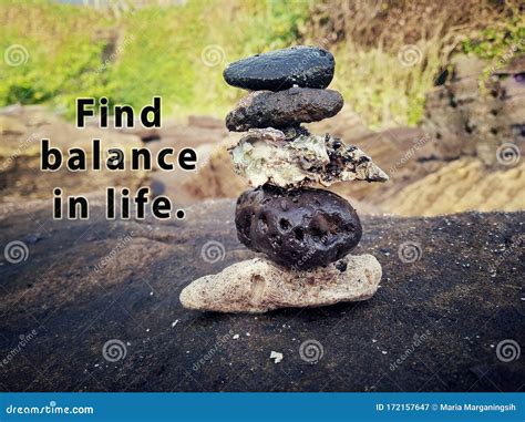 Life Balance Quote. Inspirational Motivational Quotes- Find Balance in Life. Relax and Be ...