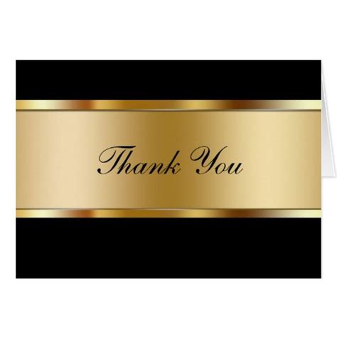 Upscale Elegant Thank You Cards | Zazzle