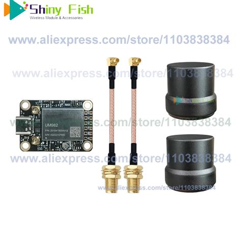 EM-982D1 Высокоточный GPS-приемник Dual-RTK GNSS UM982 Двойная антенна ...