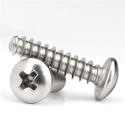 20 55pcs Cross Recessed Truss Head Self Tapping Screw 304 Stainless