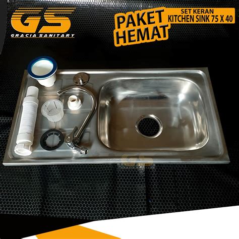 Jual Wastafel Bak Cuci Piring Stainless Cm Bak Cuci Piring Wastafel