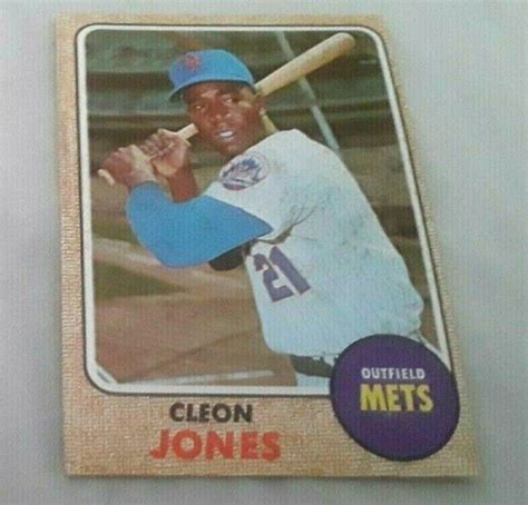 Topps Baseball Cleon Jones Ex Vintage Ebay