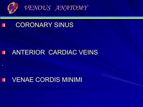 Cardiac Venous System Ppt