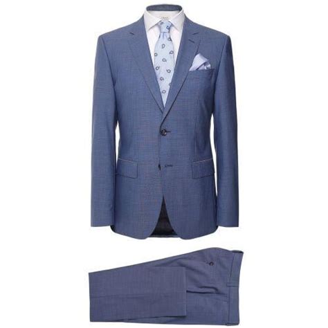 Boss By Hugo Boss Slim Fit H Huge Pcs Suit In Blue For Men Lyst Uk