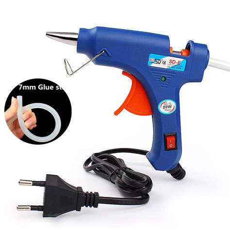 Tools Glue Guns 20W AC 100 240V Electrical Hot Melt Glue Gun With