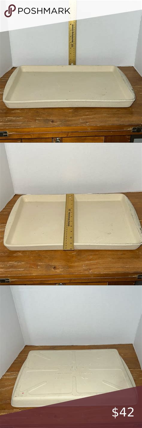 PAMPERED CHEF FAMILY HERITAGE STONEWARE LARGE BAR PAN COOKIE SHEET ...