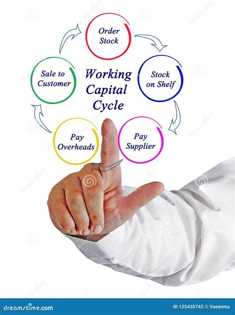 Working Capital Cycle stock photo. Image of customer - 125430742