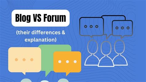 Blog VS Forum What Are Their Differences Fastknowers