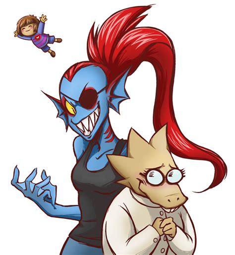 Undertale Undyne And Alphys By Tamura On Deviantart