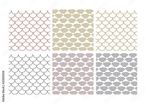Japanese pattern background vector. Wave pattern. Sea japan pattern ...