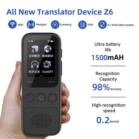 Real Time Voice Translator Device Language Two Way Language