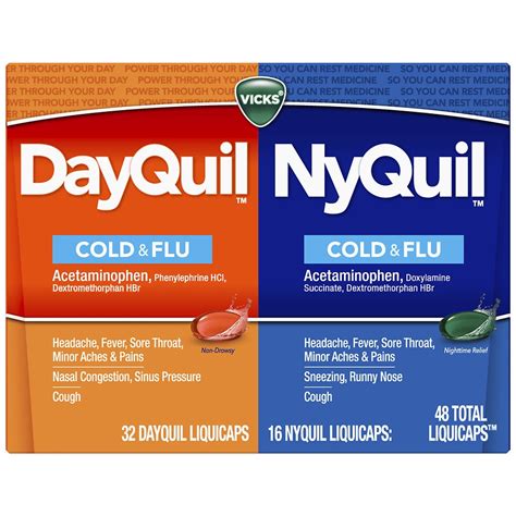 Vicks Dayquil Nyquil Cold And Flu Relief Combo Pack Liquicaps Walgreens