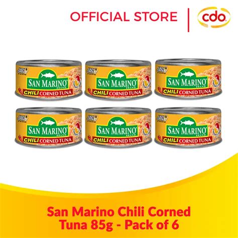 SAN MARINO Chili Corned Tuna 85g Pack Of 6 Lazada PH