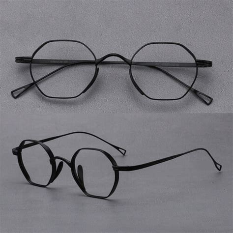 Eyeglasses Frames Elliptical Pure Titanium Full Rim Glasses Women