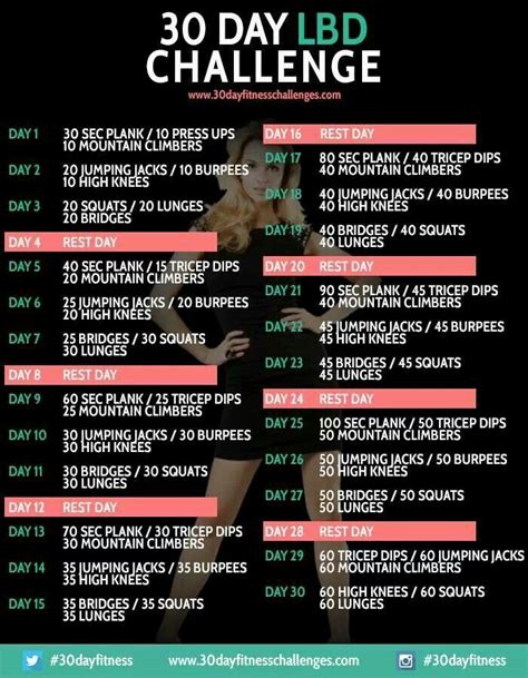 To Try 30 Day Fitness 30 Day Workout Challenge Workout Challenge